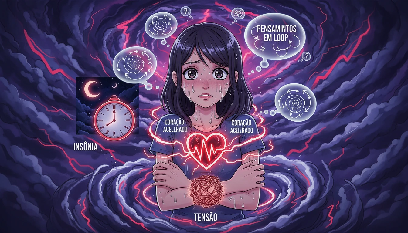 Quais são os principais sintomas da ansiedade